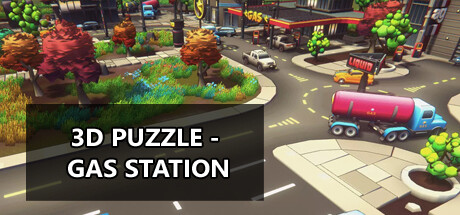 3D PUZZLE - Gas Station banner