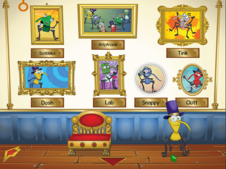 скриншот Bin Weevils Arty Arcade 4