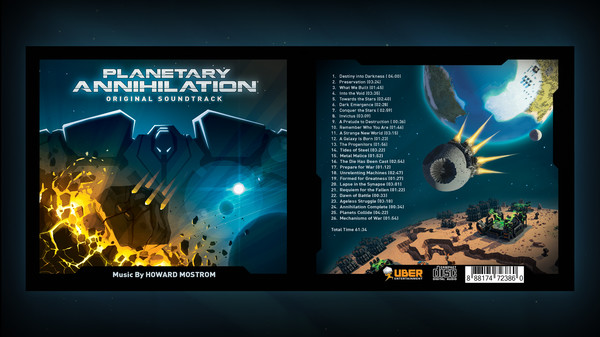скриншот Planetary Annihilation - Original Soundtrack 0