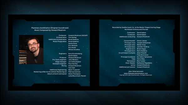 скриншот Planetary Annihilation - Original Soundtrack 1