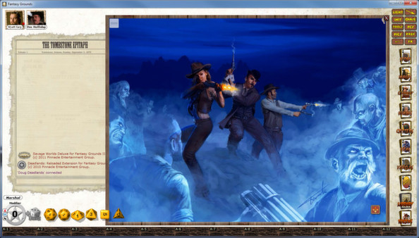 скриншот Fantasy Grounds - Deadlands Reloaded: Blood Drive 2 0
