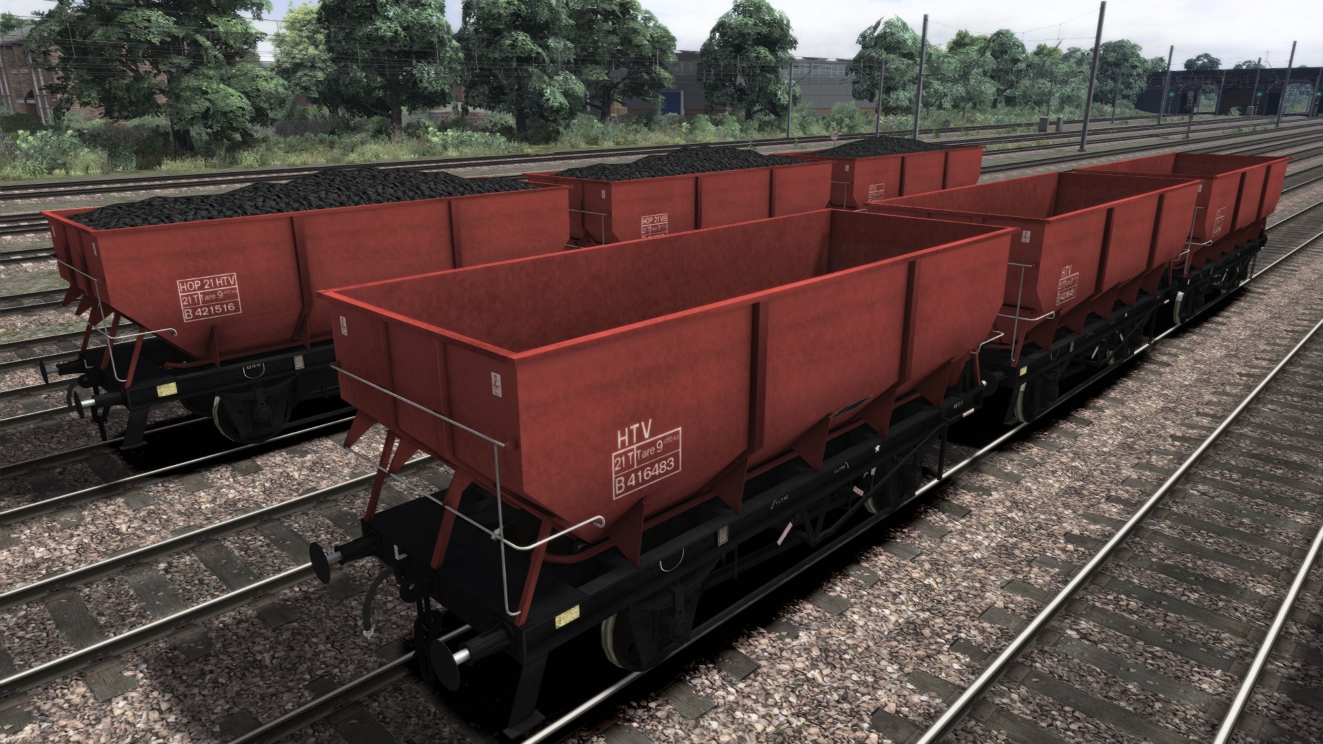 Rebodied dia. 1/146 HTV 21t Coal Hoppers Wagon Pack Featured Screenshot #1