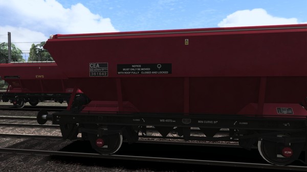 TS Marketplace: EWS CEA Covered Hopper Wagon Pack for steam