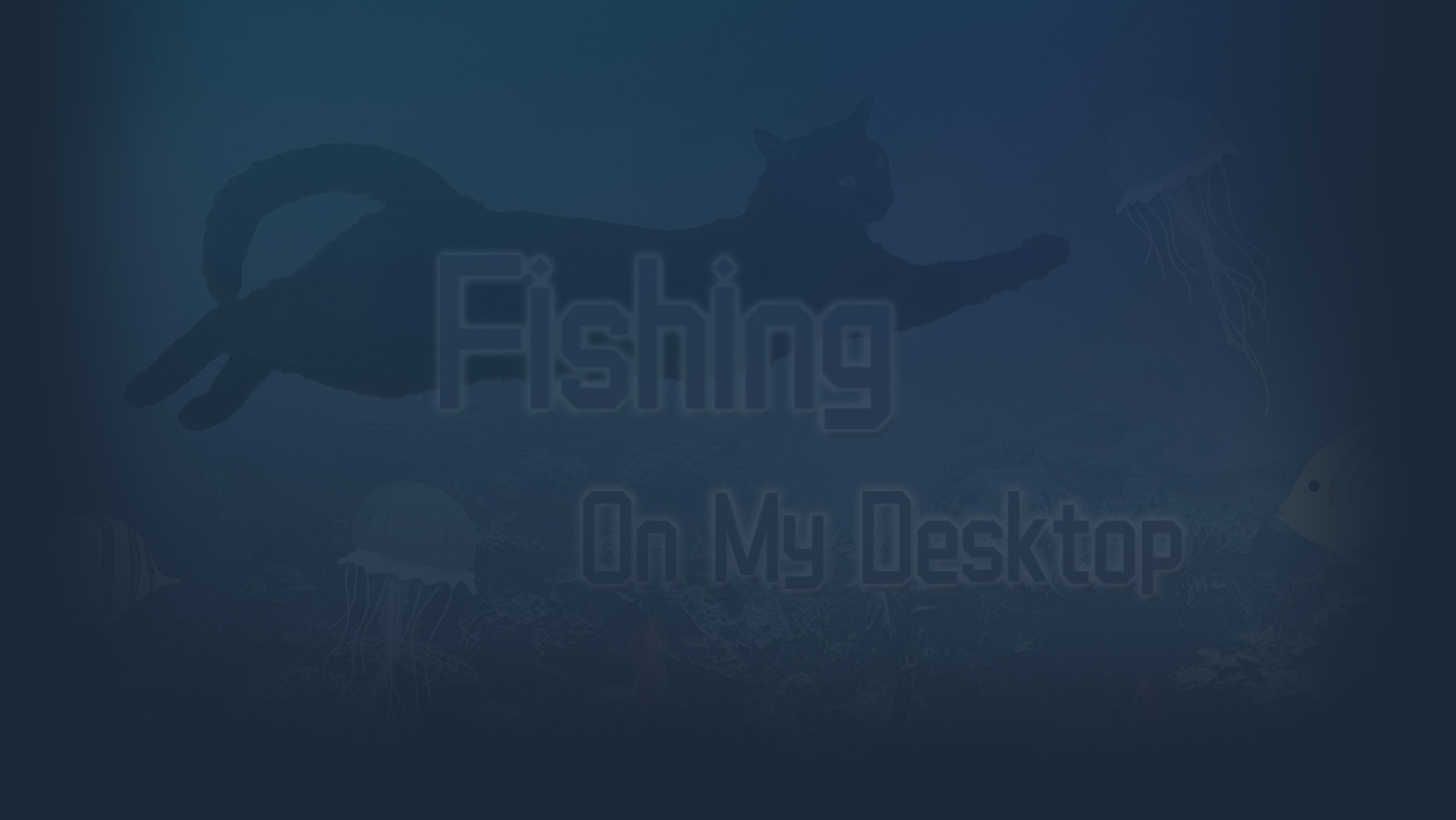 Fishing On My Desktop background