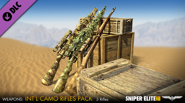 скриншот Sniper Elite 3 - International Camouflage Rifles Pack 0