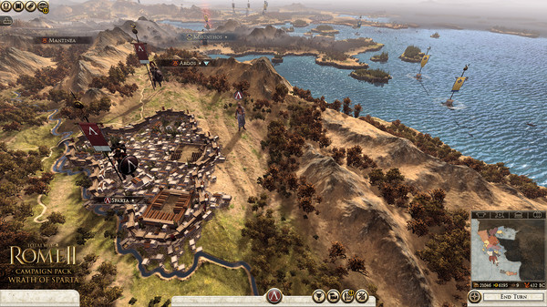 скриншот Total War: ROME II - Wrath of Sparta DLC 0