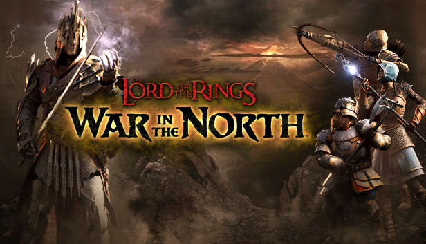 Lord of the Rings War in the North capsule artwork featuring combat in Middle-earth