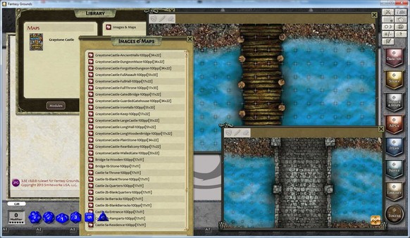 скриншот Fantasy Grounds - Maps: Graystone Castle 3