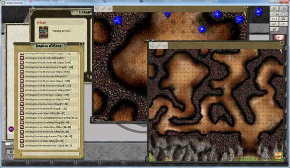 Fantasy Grounds - Maps: Winding Caverns