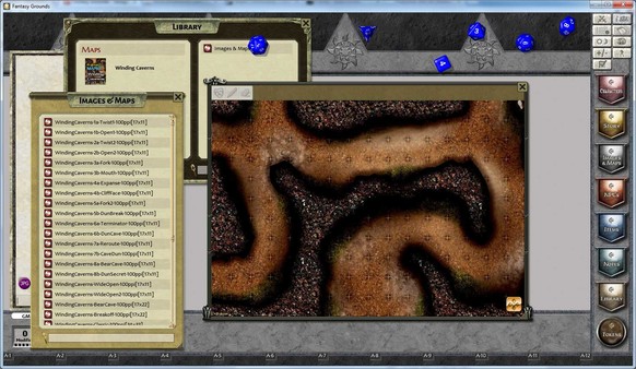 Fantasy Grounds - Maps: Winding Caverns
