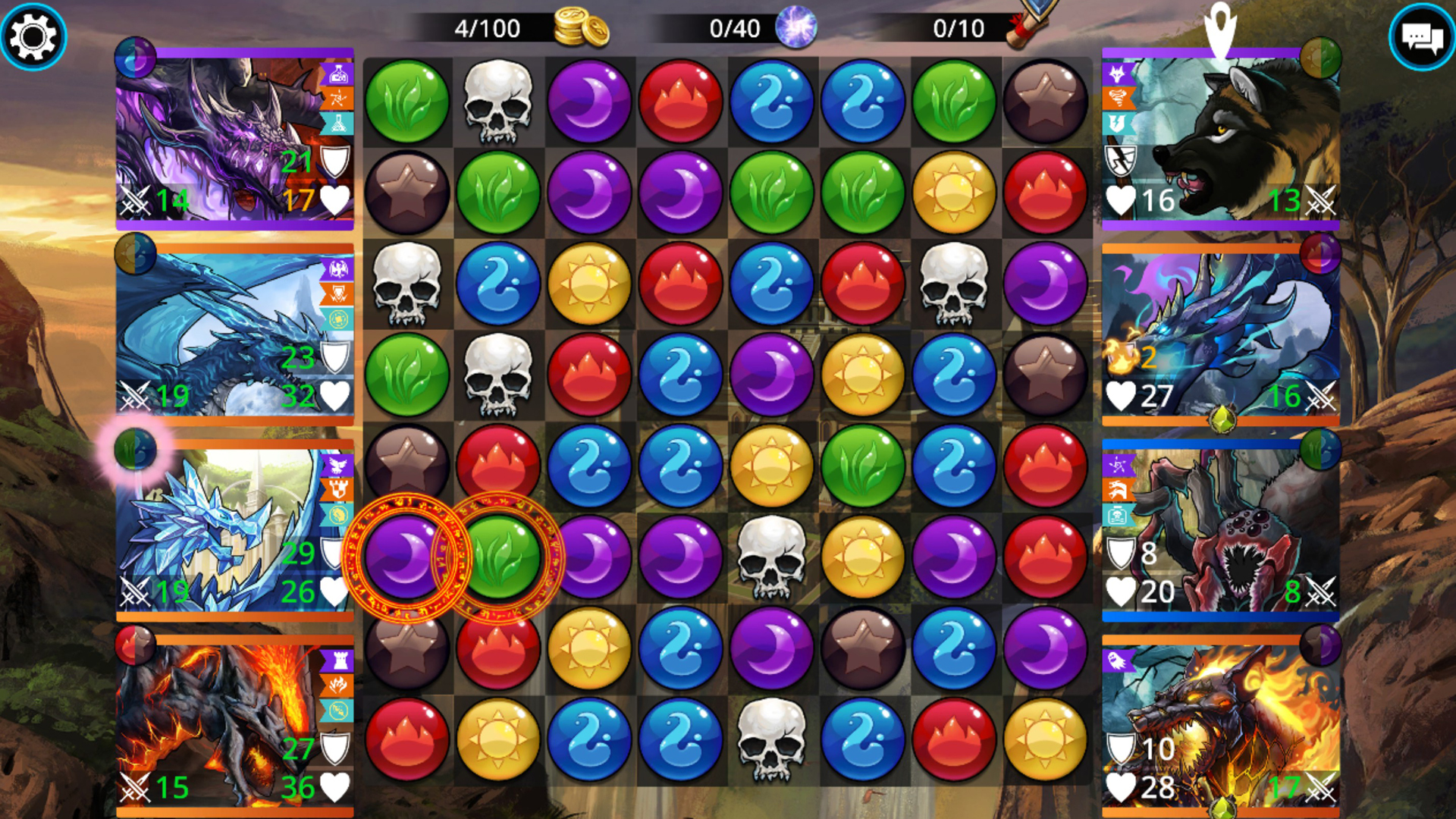 Gems of War - Puzzle RPG screenshot 1