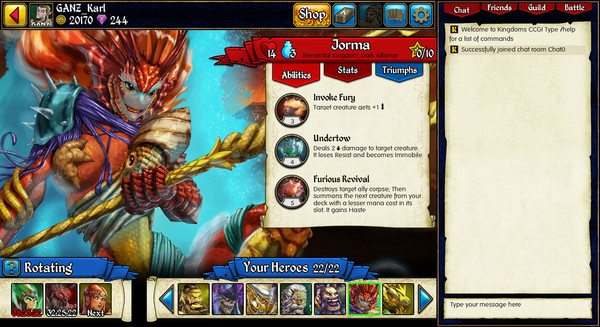 скриншот Kingdoms CCG 3