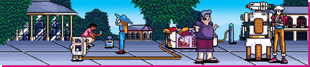 Bohaterowie gry 2064: Read Only Memories