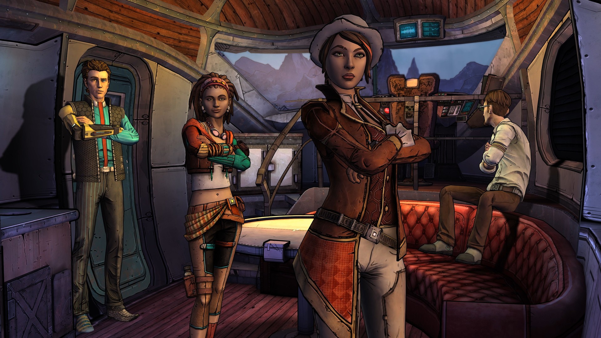 Скриншоты Tales from the Borderlands.