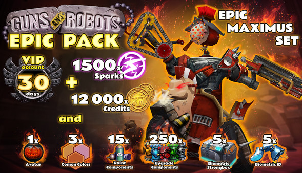 Guns and Robots - Epic Pack for steam Guns and Robots - Epic Pack for steam