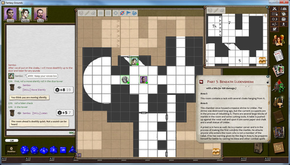 скриншот Fantasy Grounds - C&C: A4 Usurpers of the Fell Axe 0