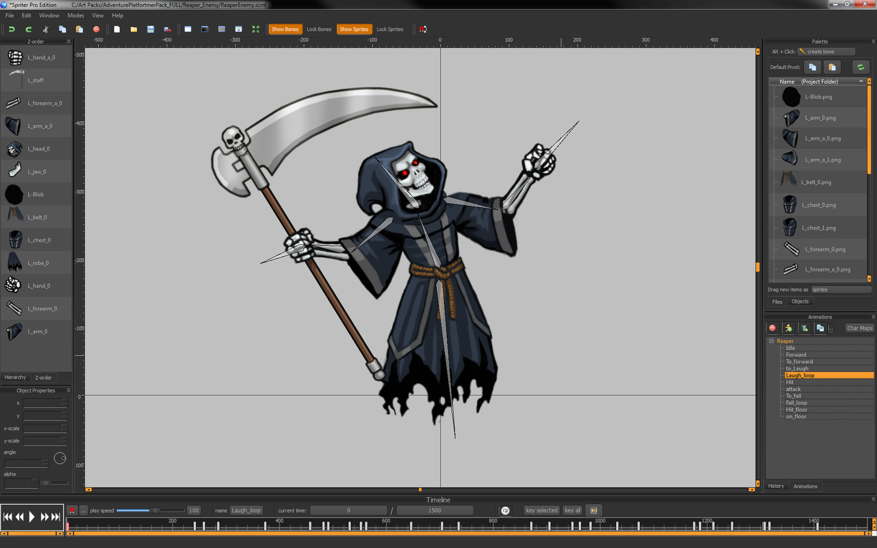 Spriter: Adventure Platformer Pack screenshot screenshot 0
