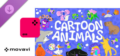 Movavi Video  Suite 2025 Steam Edition - Cartoon Animals Pack banner image