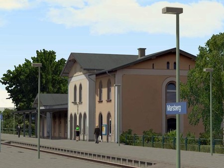 Eisenbahn X - Modellset 1 - Bahnhof, Häuser, Scheunen