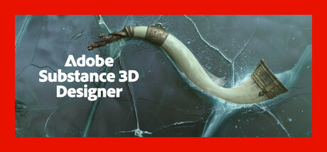Steam header art for Substance 3D Designer 2025
