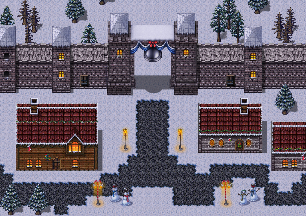RPG Maker VX Ace - Winter Wonderland Tiles Featured Screenshot #1