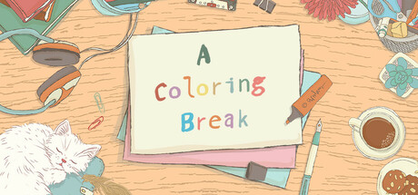 A Coloring Break banner