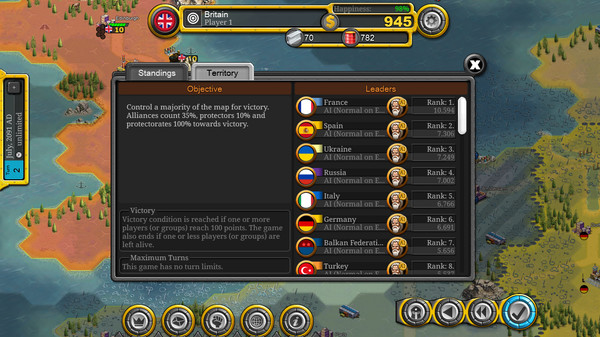 Screenshot of Demise of Nations