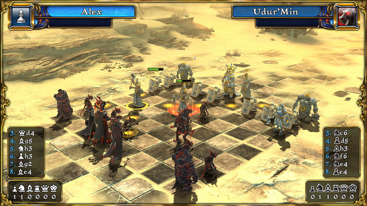 Battle vs Chess black mode 1 (start) 