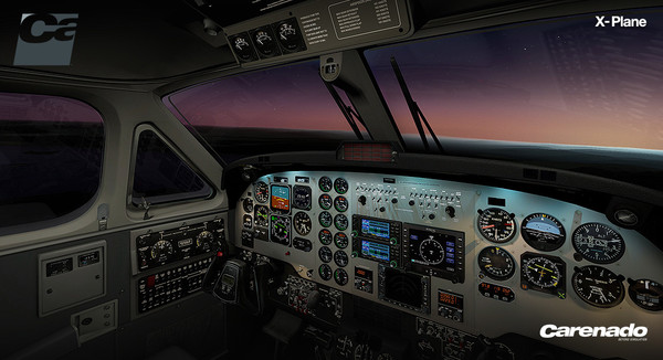 скриншот X-Plane 10 AddOn - Carenado - B200 King Air 4