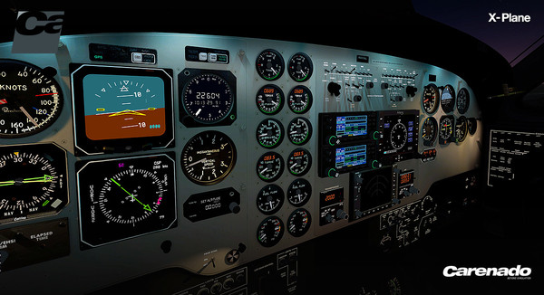 скриншот X-Plane 10 AddOn - Carenado - B200 King Air 3