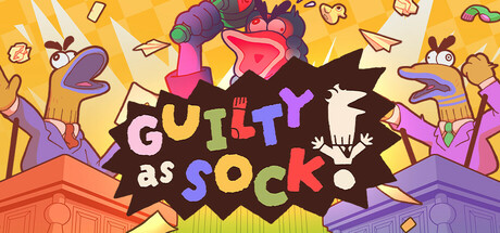 Steam header art for Guilty as Sock!