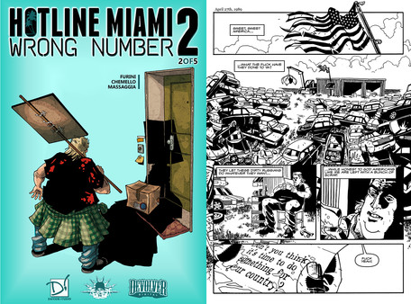 Hotline Miami 2: Wrong Number Digital Comic скриншот