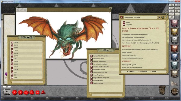 скриншот Fantasy Grounds - 3.5E/PFRPG Advanced Bestiary 3