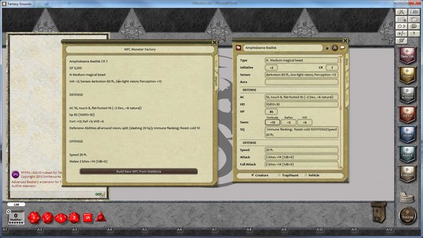 скриншот Fantasy Grounds - 3.5E/PFRPG Advanced Bestiary 4