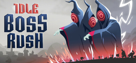 Steam header art for IDLE BOSS RUSH