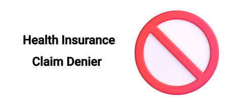 Health Insurance Claim Denier banner