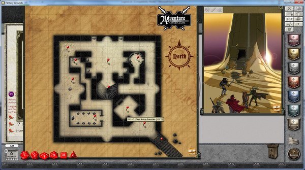 скриншот Fantasy Grounds PFRPG Compatible Adventure: B19 - Tower of Screaming Sand 2