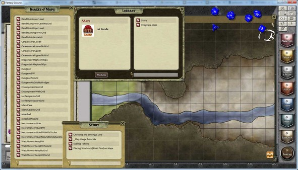 Fantasy Grounds - Rite Publishing Fantastic Maps - Lairs Pack for steam Fantasy Grounds - Rite Publishing Fantastic Maps - Lairs Pack for steam