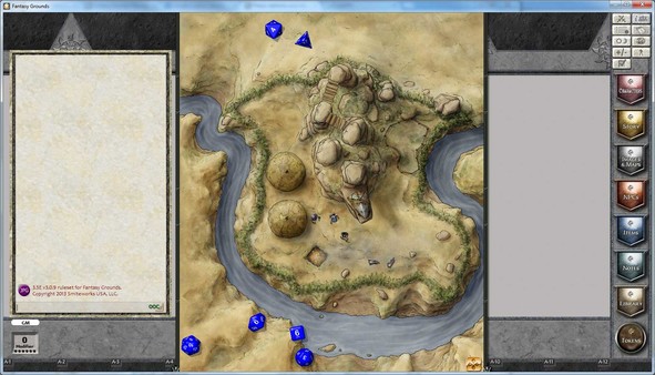 скриншот Fantasy Grounds - Rite Publishing Fantastic Maps - Lairs Pack 3