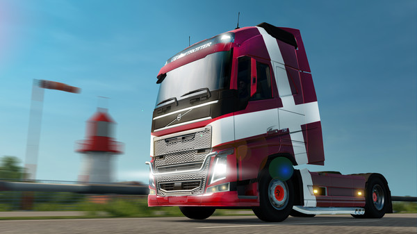 скриншот Euro Truck Simulator 2 - Danish Paint Jobs Pack 0