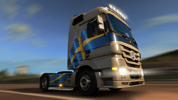 скриншот Euro Truck Simulator 2 - Swedish Paint Jobs Pack 2
