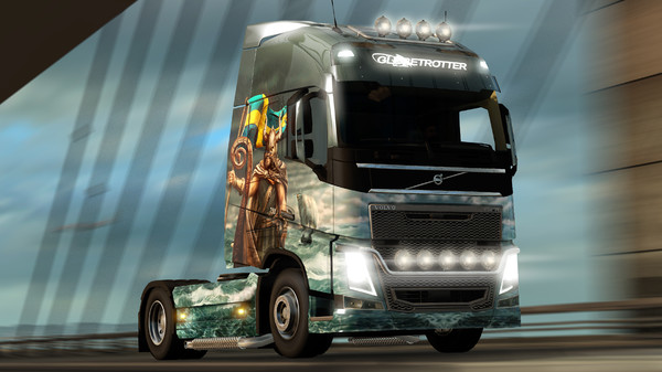 скриншот Euro Truck Simulator 2 - Swedish Paint Jobs Pack 1