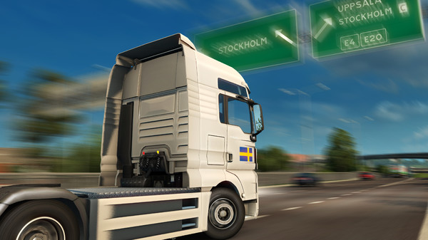 скриншот Euro Truck Simulator 2 - Swedish Paint Jobs Pack 3