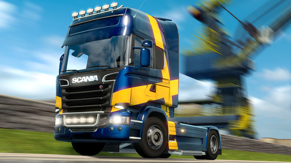 скриншот Euro Truck Simulator 2 - Swedish Paint Jobs Pack 0