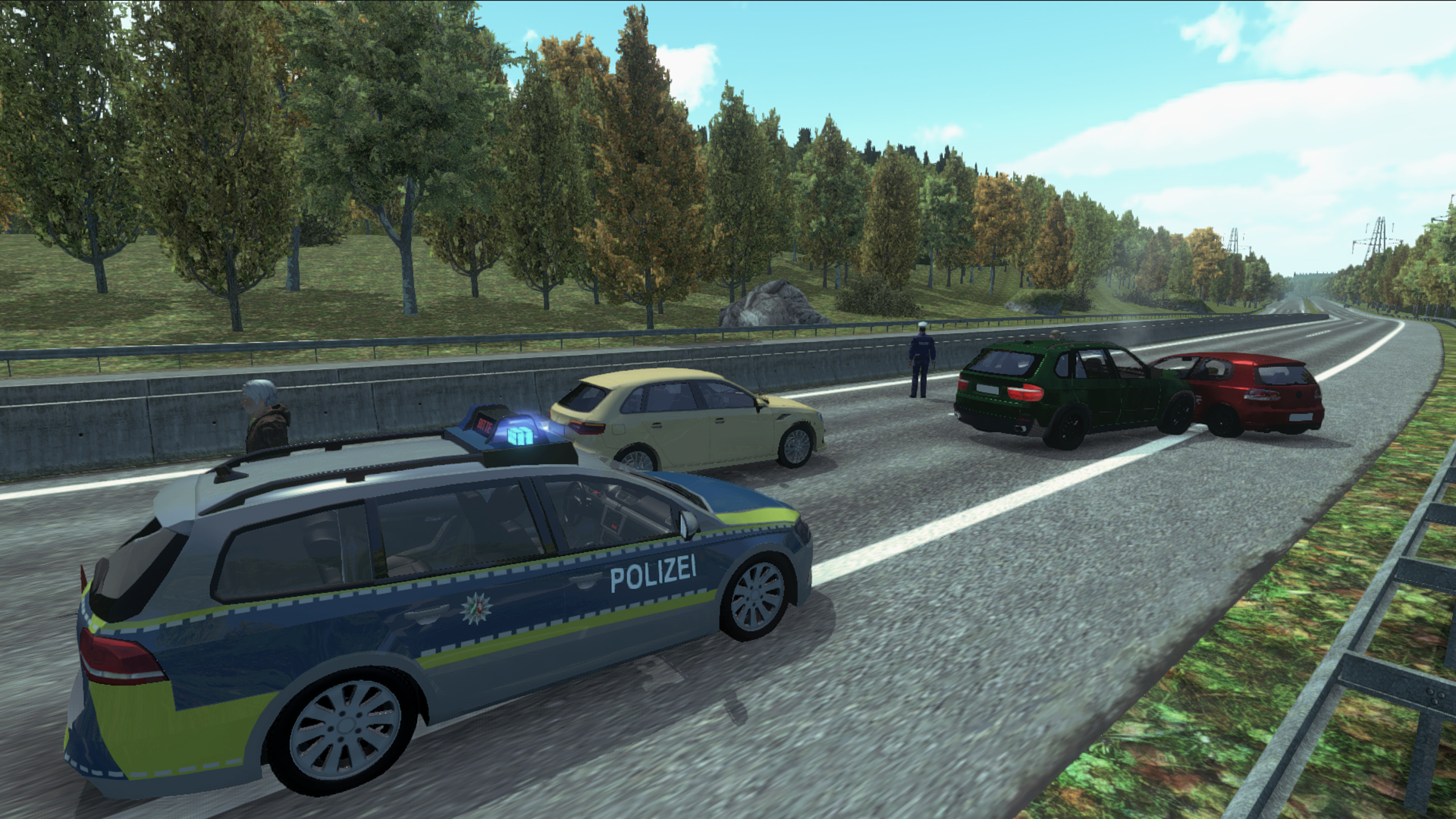 Steam on Simulator Autobahn Police