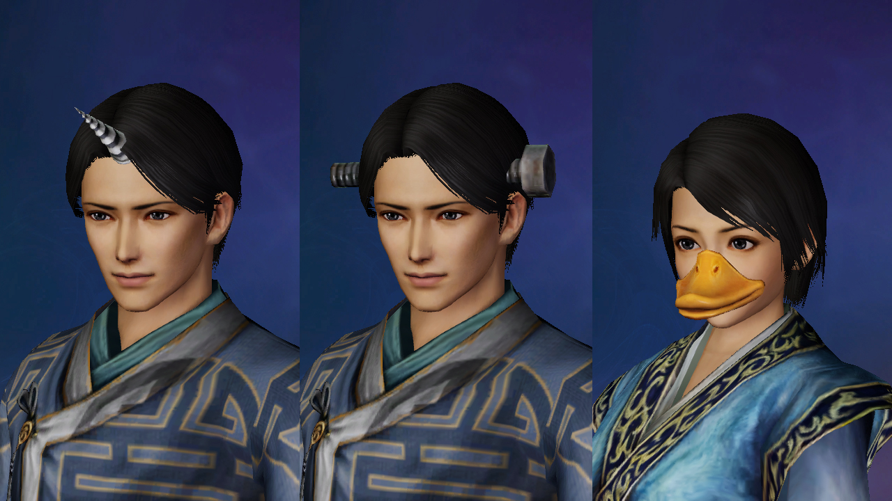 DW8E: Edit Parts - Face, Hair & Accessary Pack screenshot screenshot 1