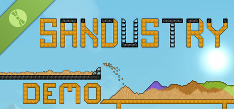 Steam header art for Sandustry Demo