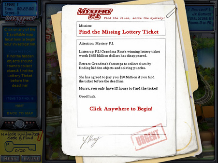 скриншот Mystery P.I. - The Lottery Ticket 2