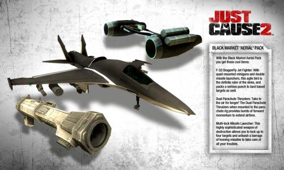 скриншот Just Cause 2: Black Market Aerial Pack DLC 0