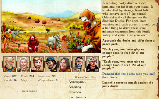 скриншот King of Dragon Pass 1